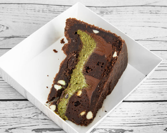 Dubai Kunafa Pistachio Cookie Pie Slice