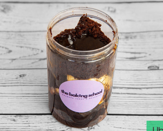 Salted Caramel Shortbread Cake Jar